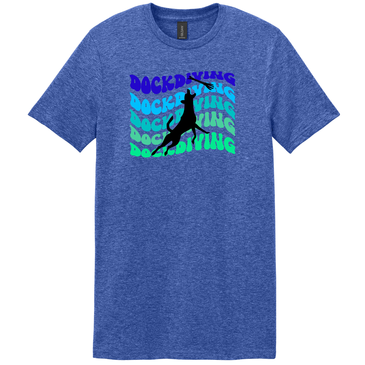 Gradient Dock Diving Graphic T-Shirt