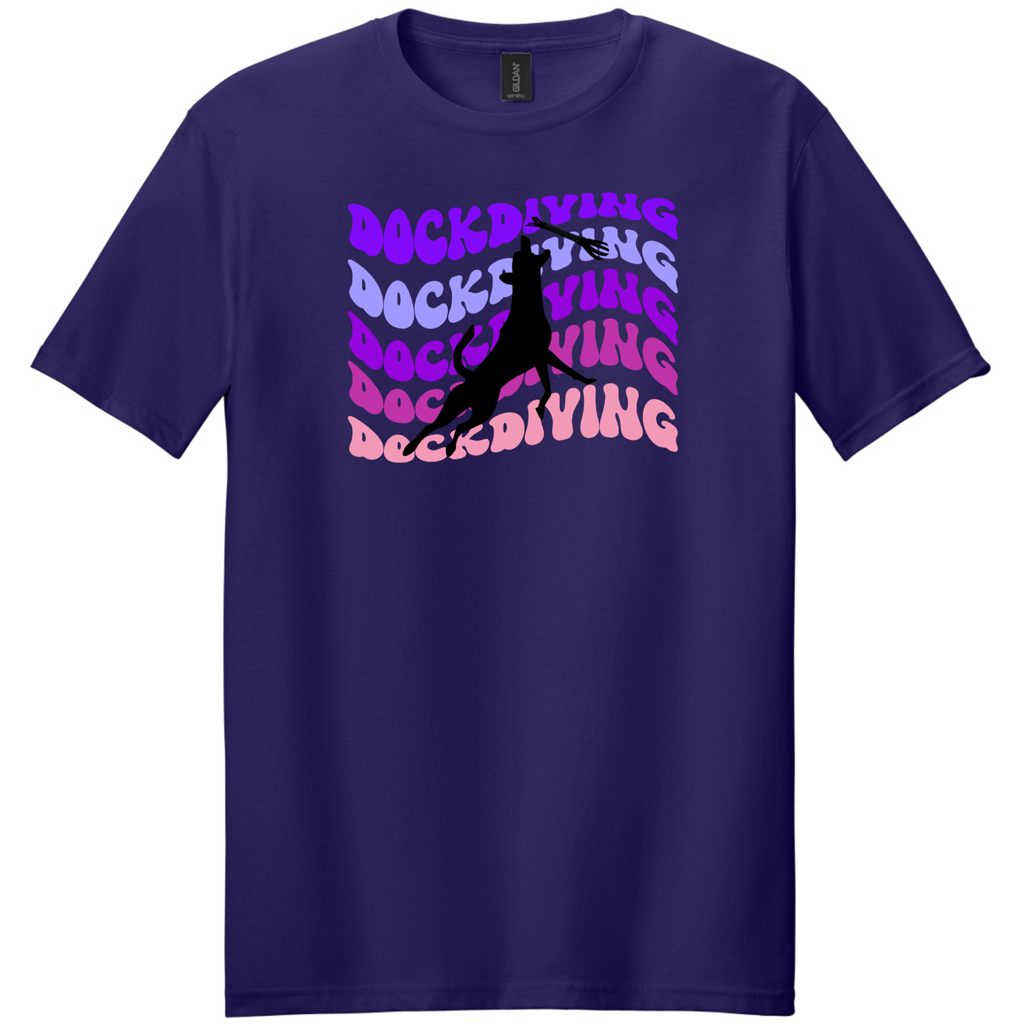 Gradient Dock Diving Graphic T-Shirt