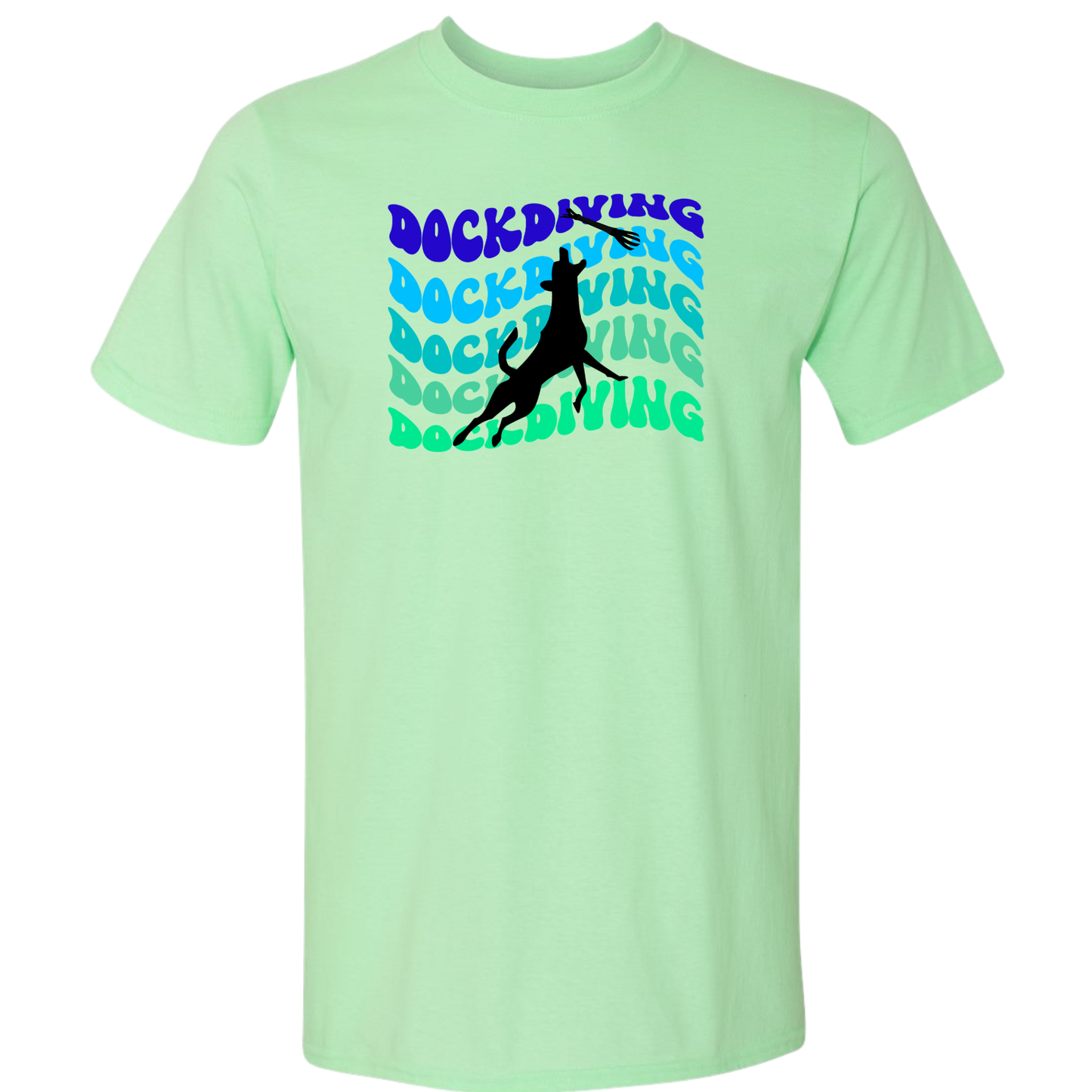 Gradient Dock Diving Graphic T-Shirt