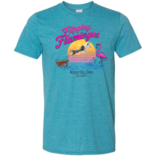 Event: Flipping Flamingos Graphic T-Shirt - Pink