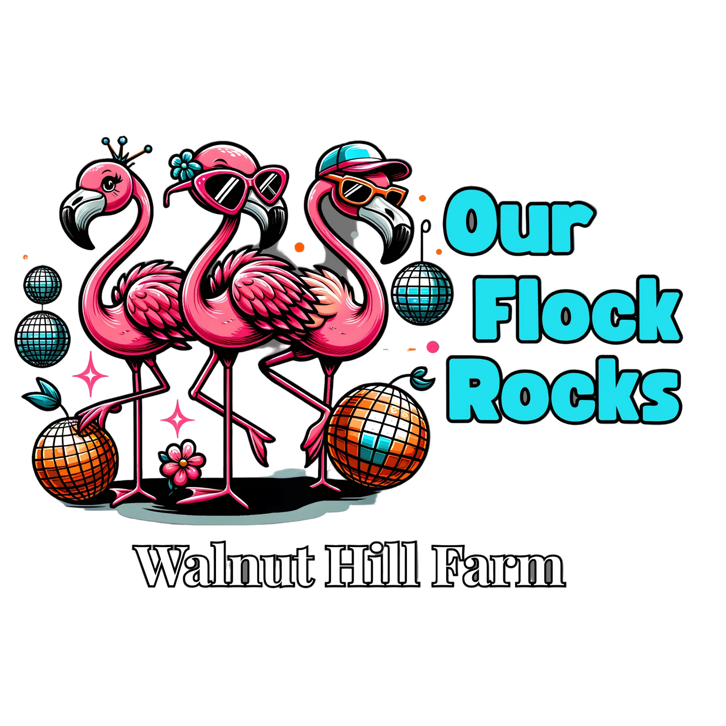 Our Flock Rocks Graphic T-Shirt