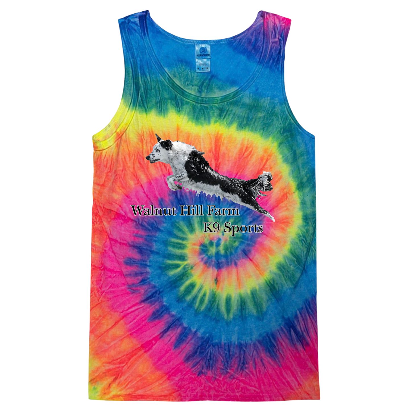 Walnut Hill Farm K-9 Sports Tie Dye tank top