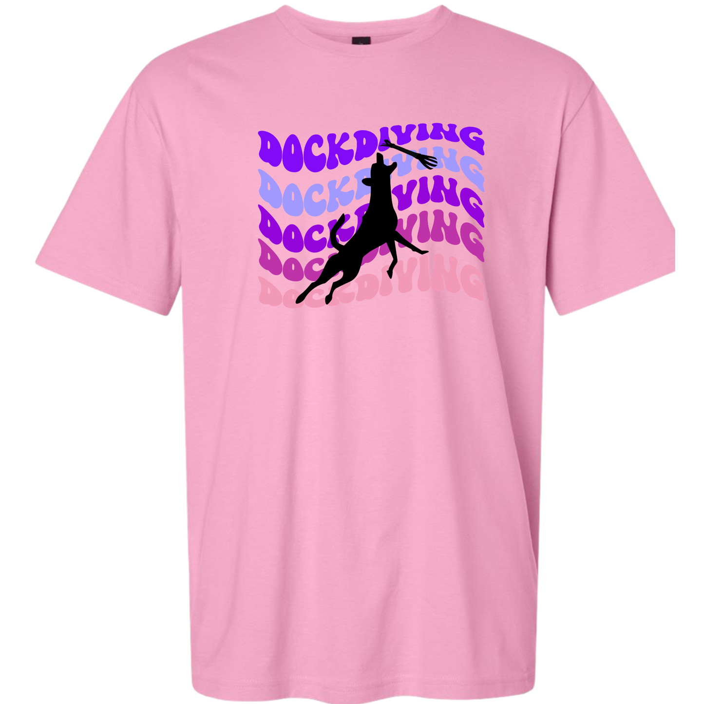 Gradient Dock Diving Graphic T-Shirt