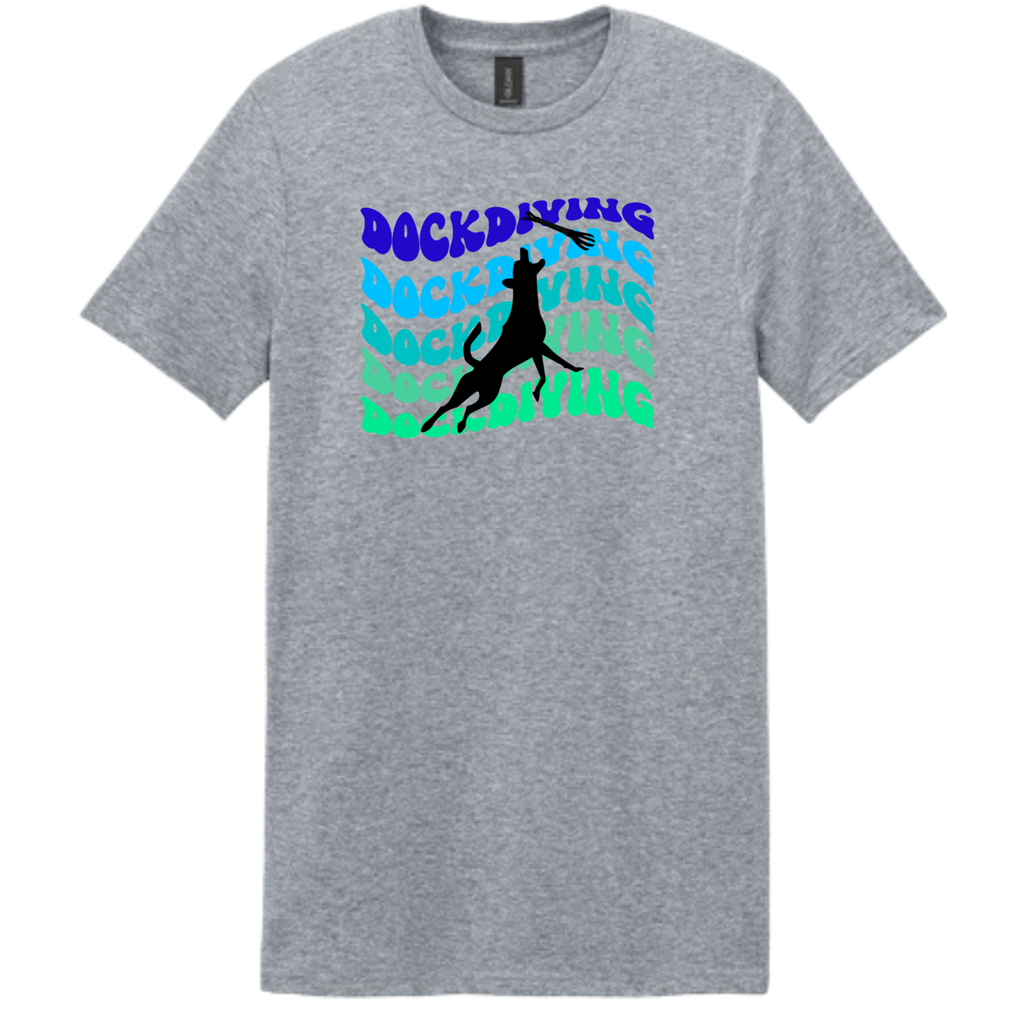 Gradient Dock Diving Graphic T-Shirt