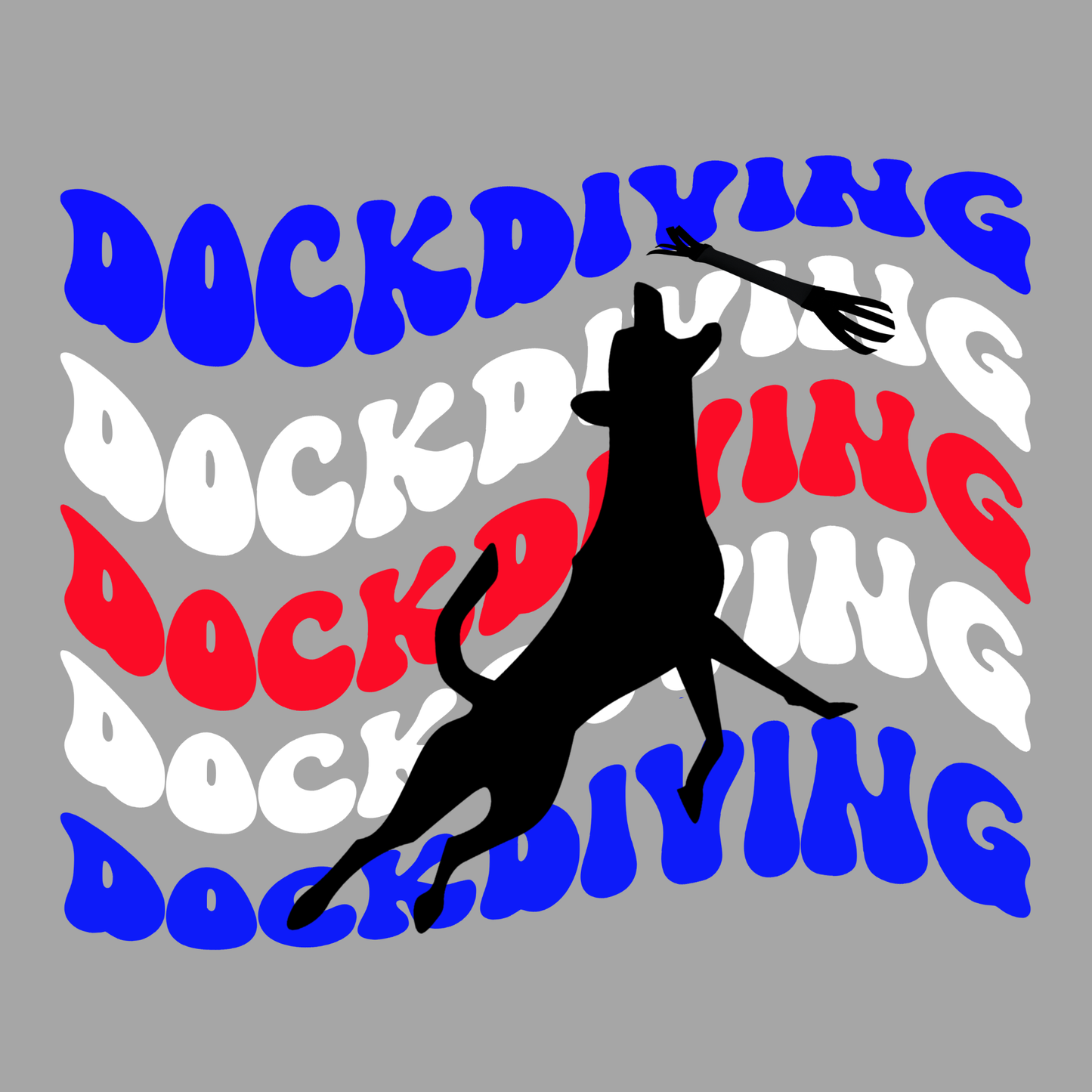 Gradient Dock Diving Graphic T-Shirt