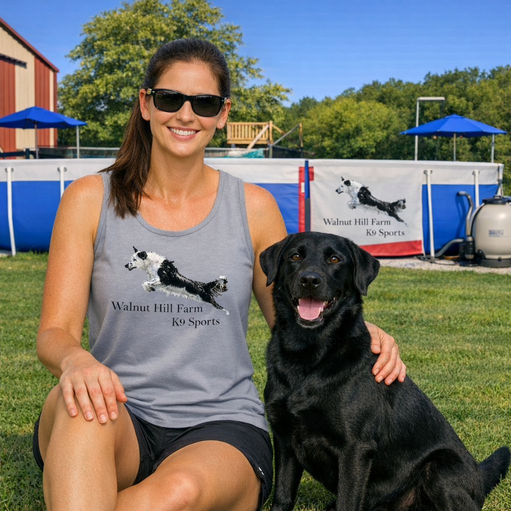 Walnut Hill Farm K-9 Sports logo tank